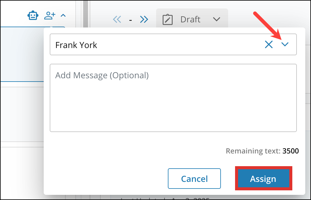 Assigning Questions in External RFPs & DDQs 9[R360]