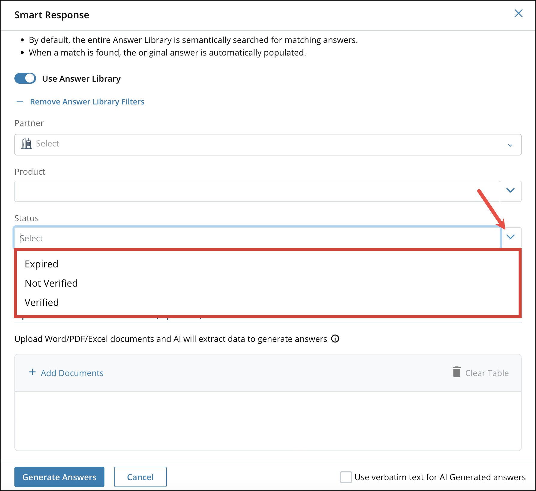 Answering Questionnaires with Smart Response 7[R360]