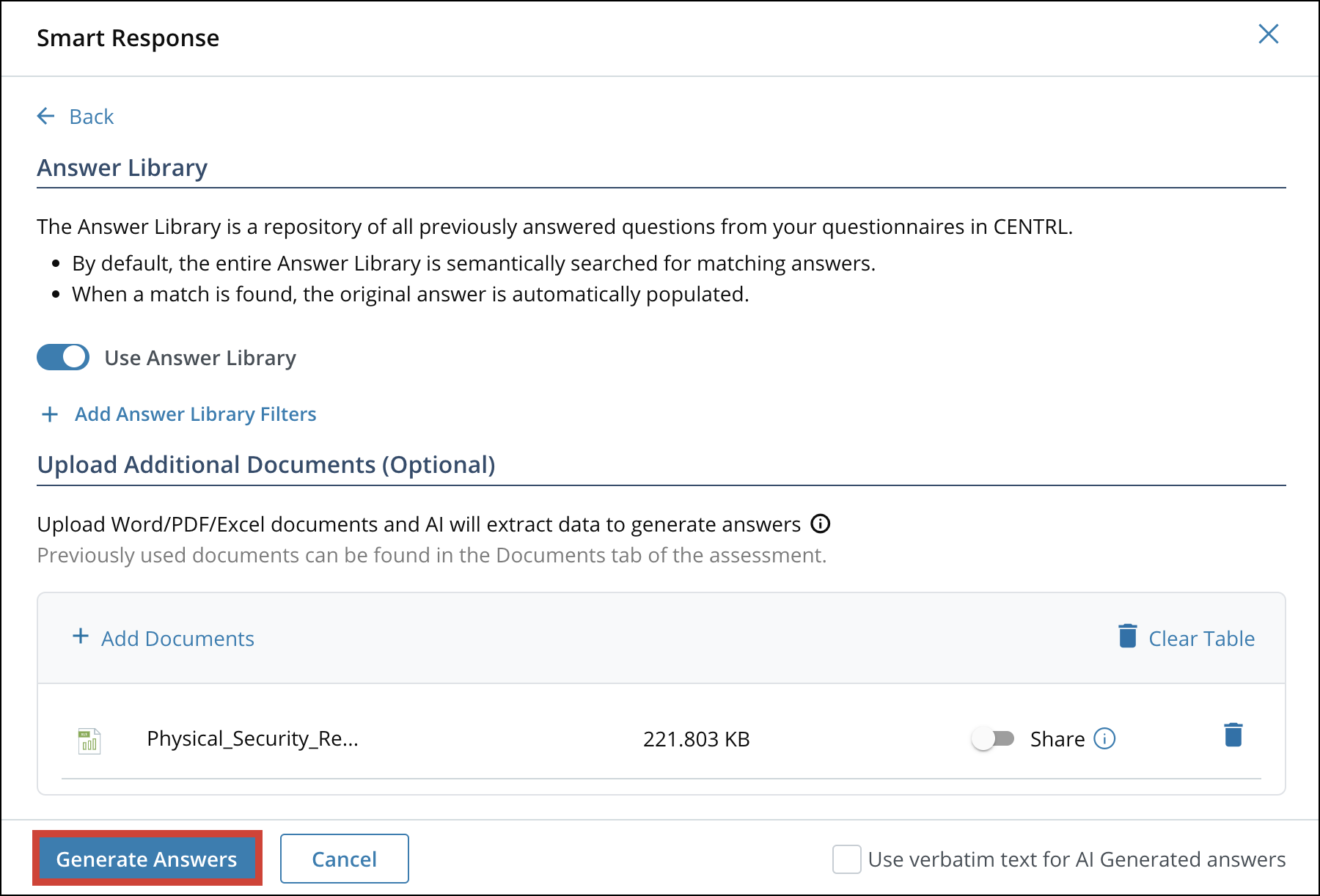 Answering Questionnaires with Smart Response 22[R360]