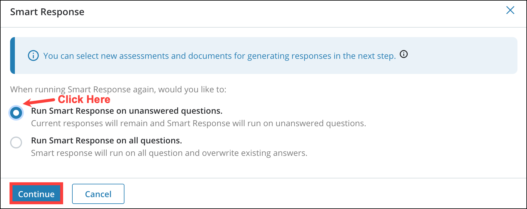 Answering Questionnaires with Smart Response 21[R360]