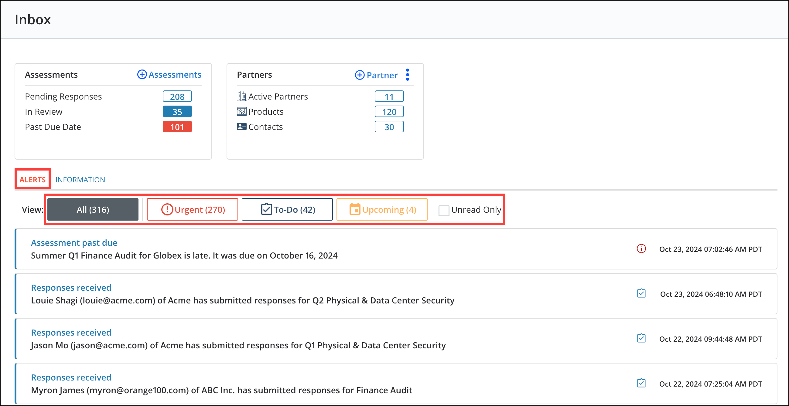 Managing the Inbox 7