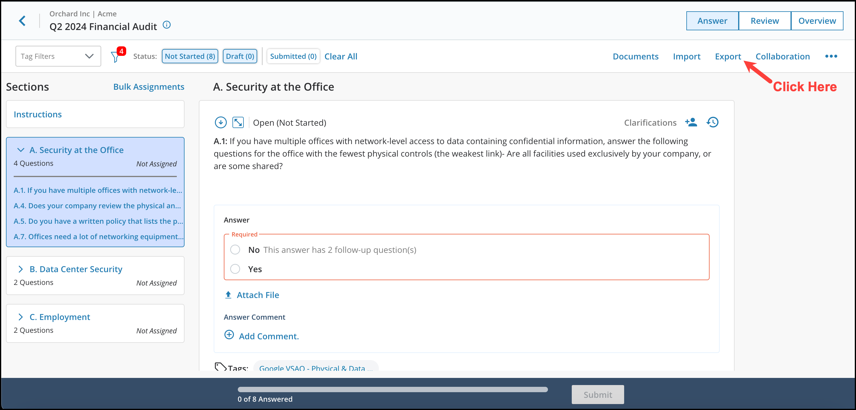 Import Offline Answers in an Assessment 2