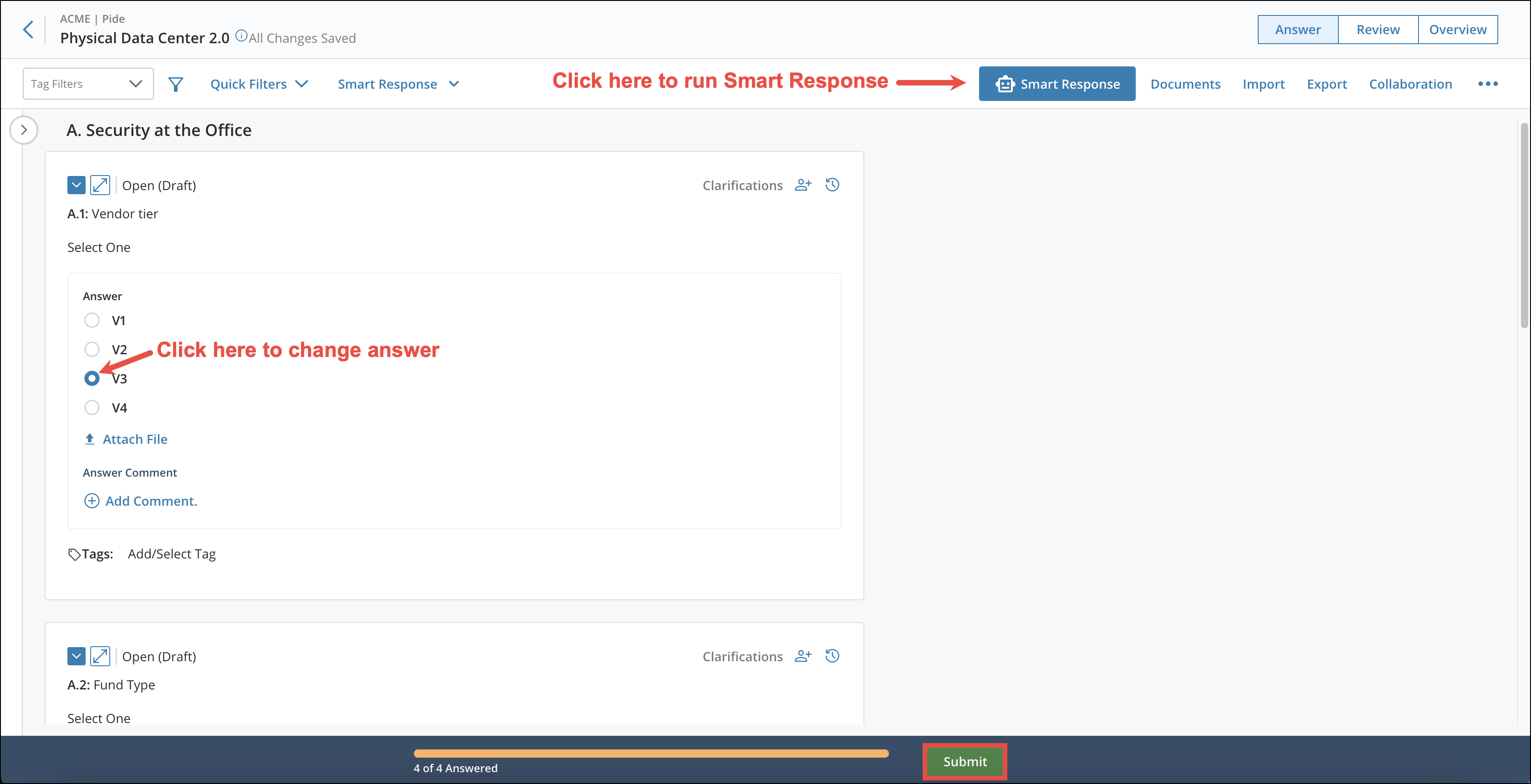 Reviewing Selectively Published Questions 3