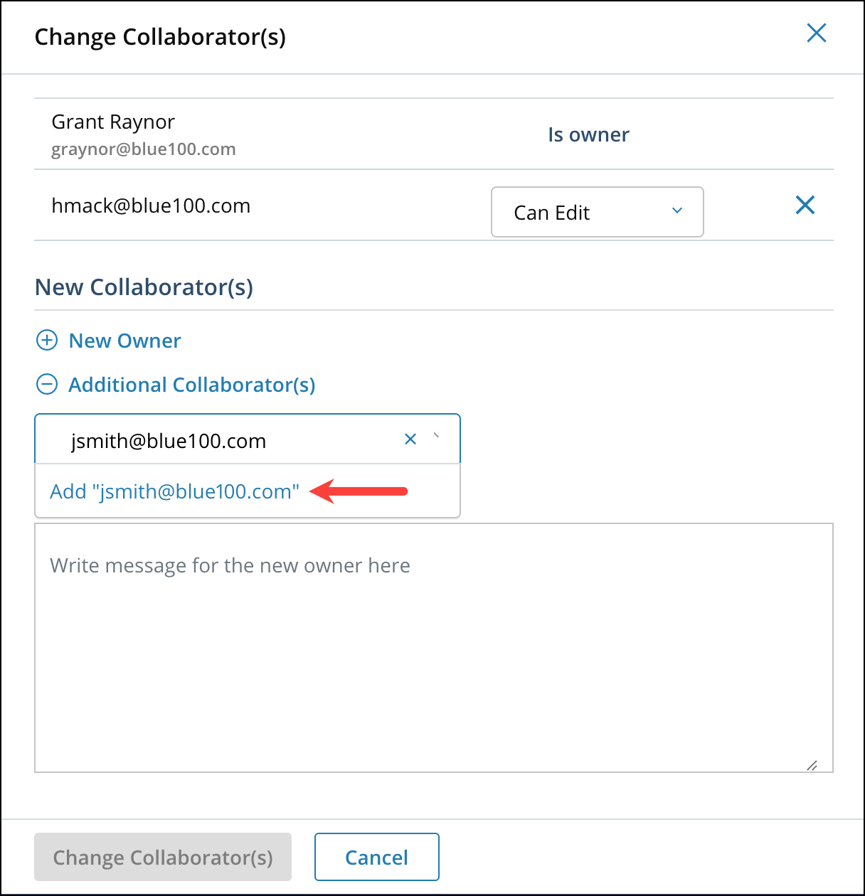 Add or Change Assessment Collaborators 8[R360]