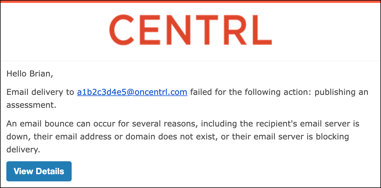 Email Delivery Failure Notification 1