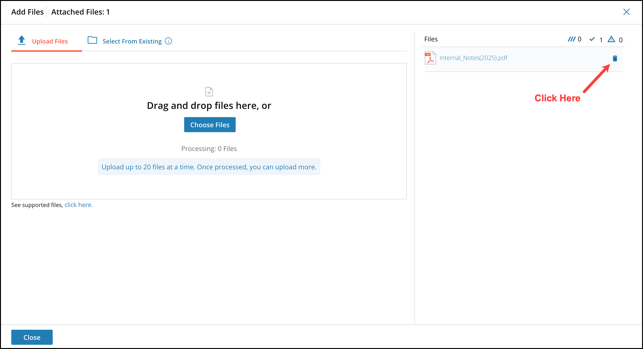 Attaching and Uploading Files 3