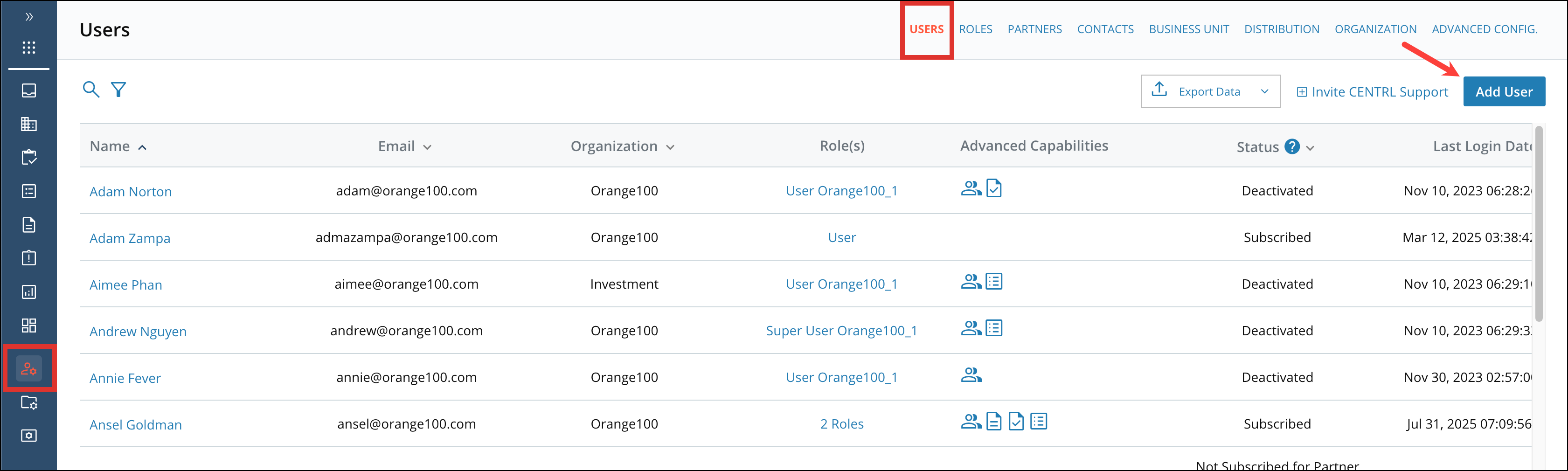 Quick Start Guide: Adding Internal Users 1