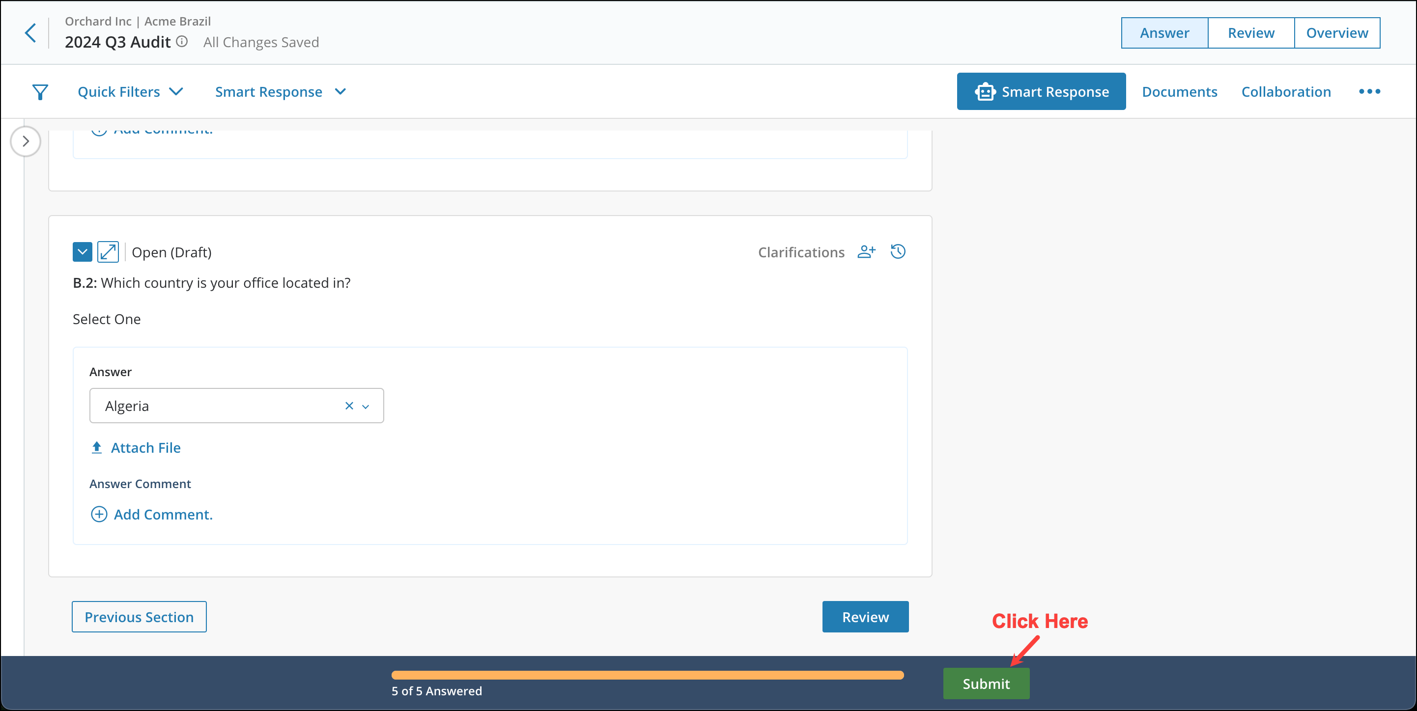 Adding Answers From an Assessment to the Answer Library 1 [R360]
