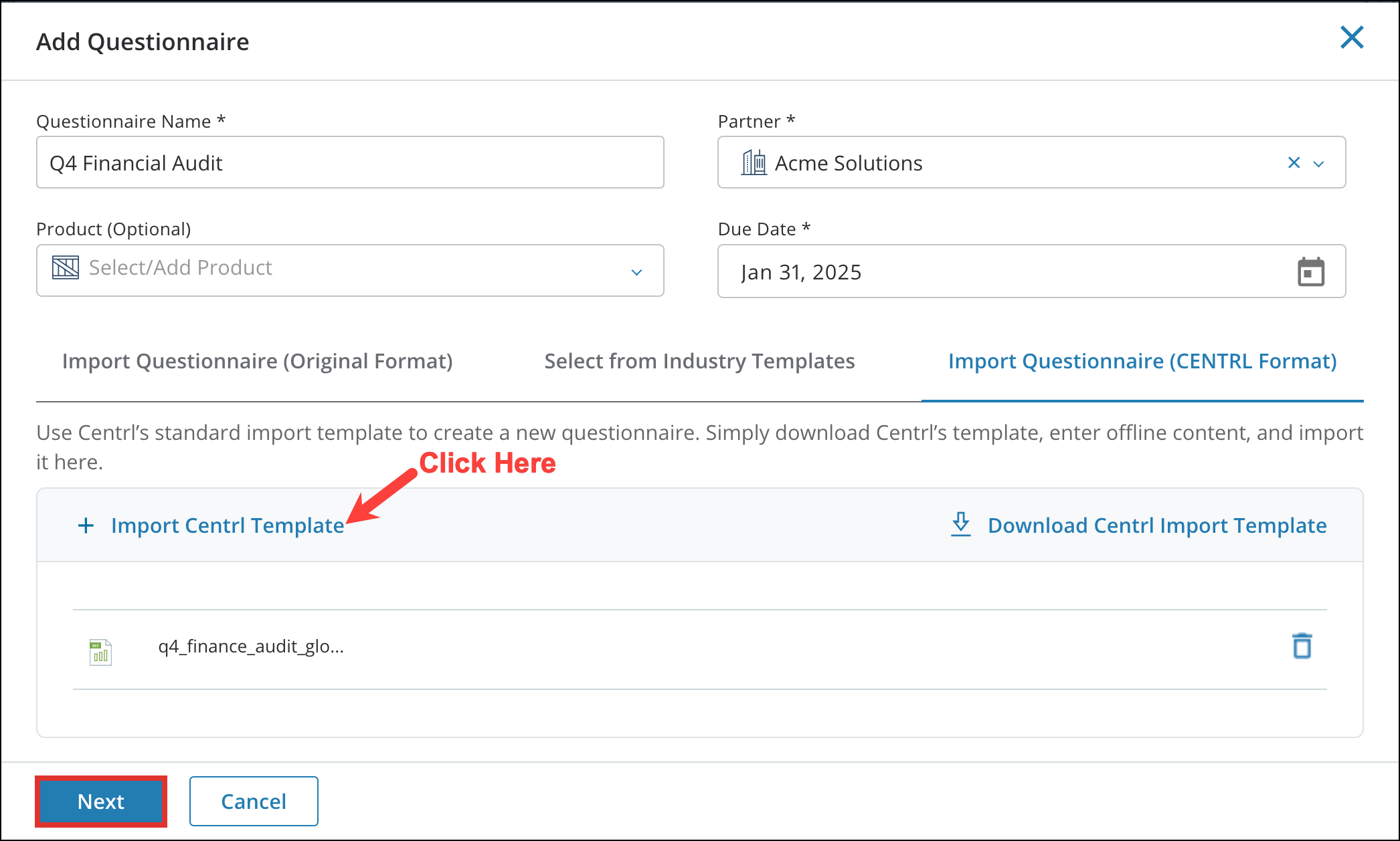 Adding and Managing Questionnaires 7[R360]