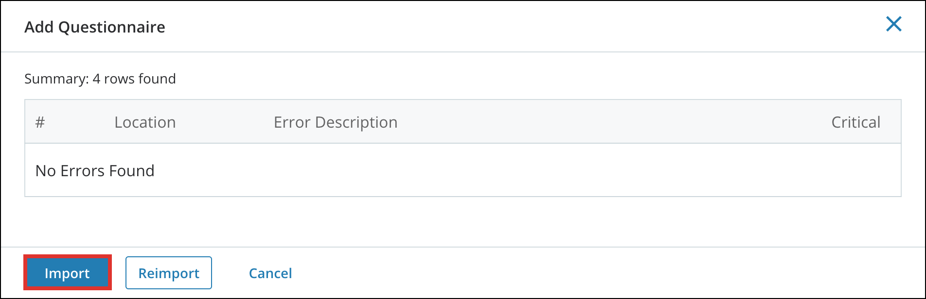 Adding and Managing Questionnaires 8[R360]