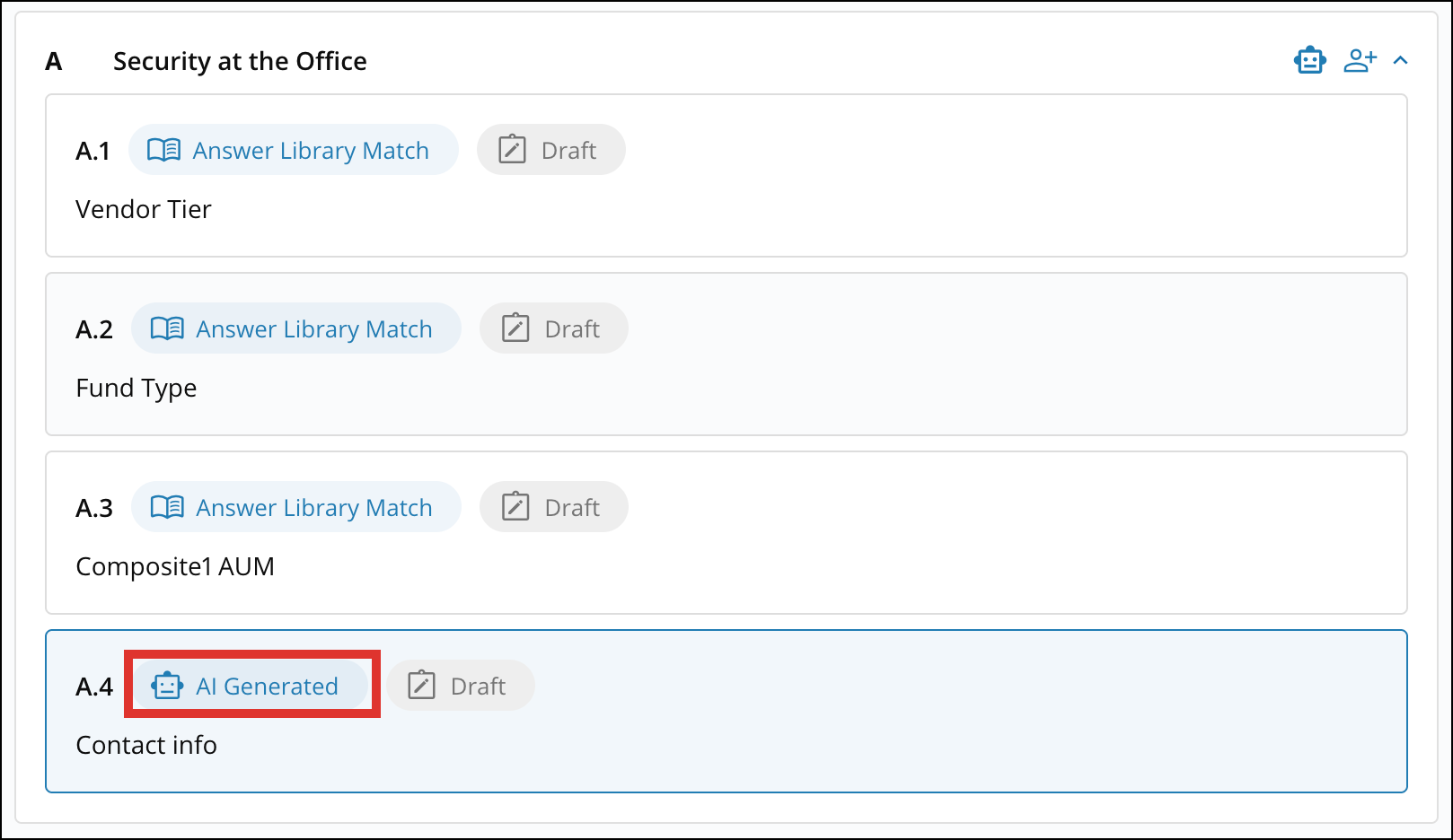 Answering Questionnaires with Smart Response 19[R360]