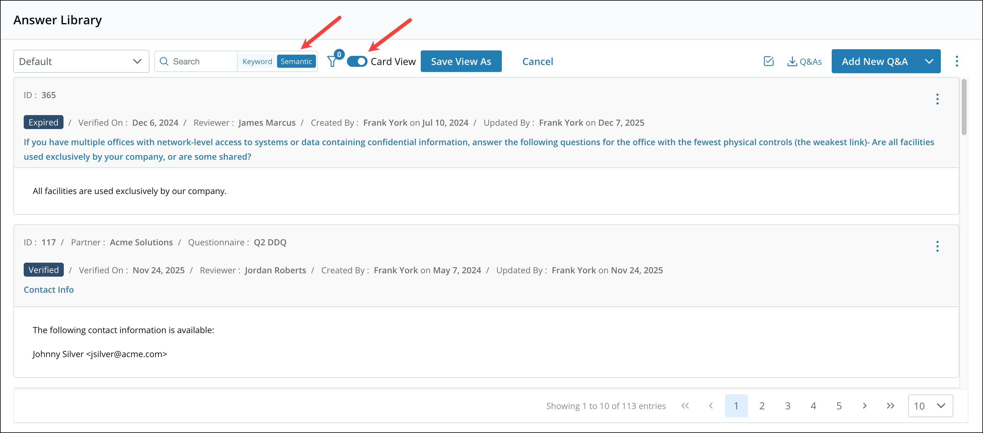 Managing Q&A Records 2[R360]