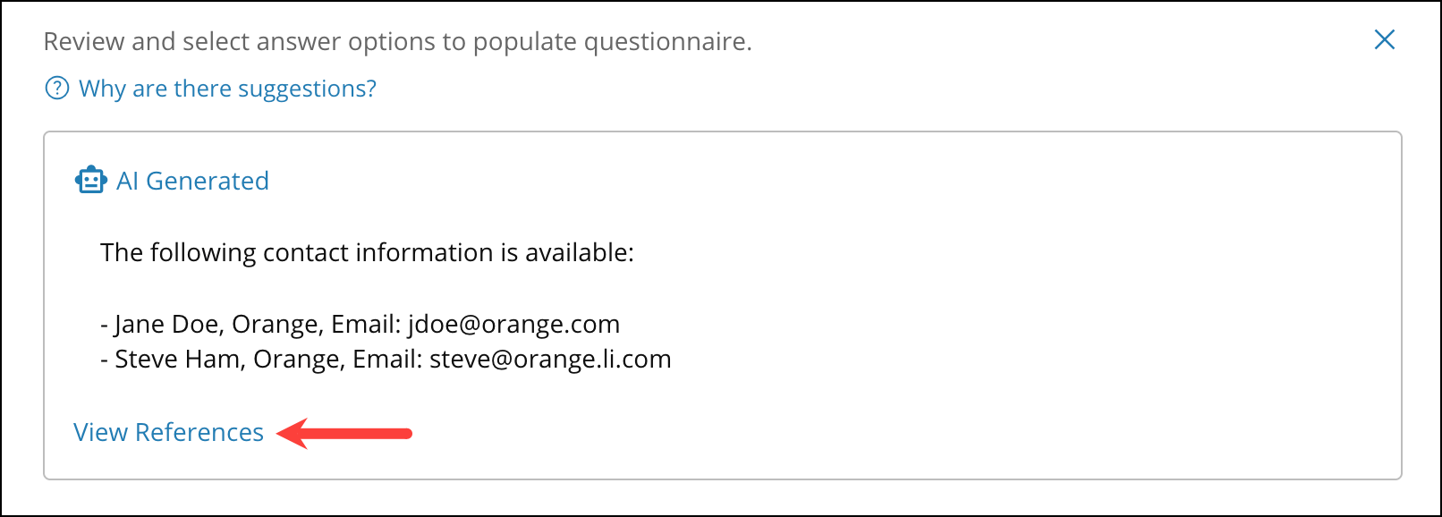 Answering Questionnaires with Smart Response 17[R360]