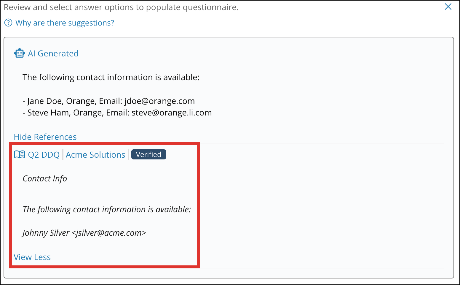 Answering Questionnaires with Smart Response 18[R360]