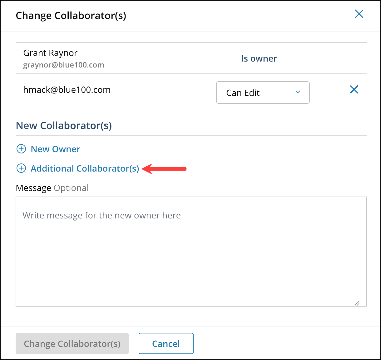 Add or Change Assessment Collaborators 6[R360]