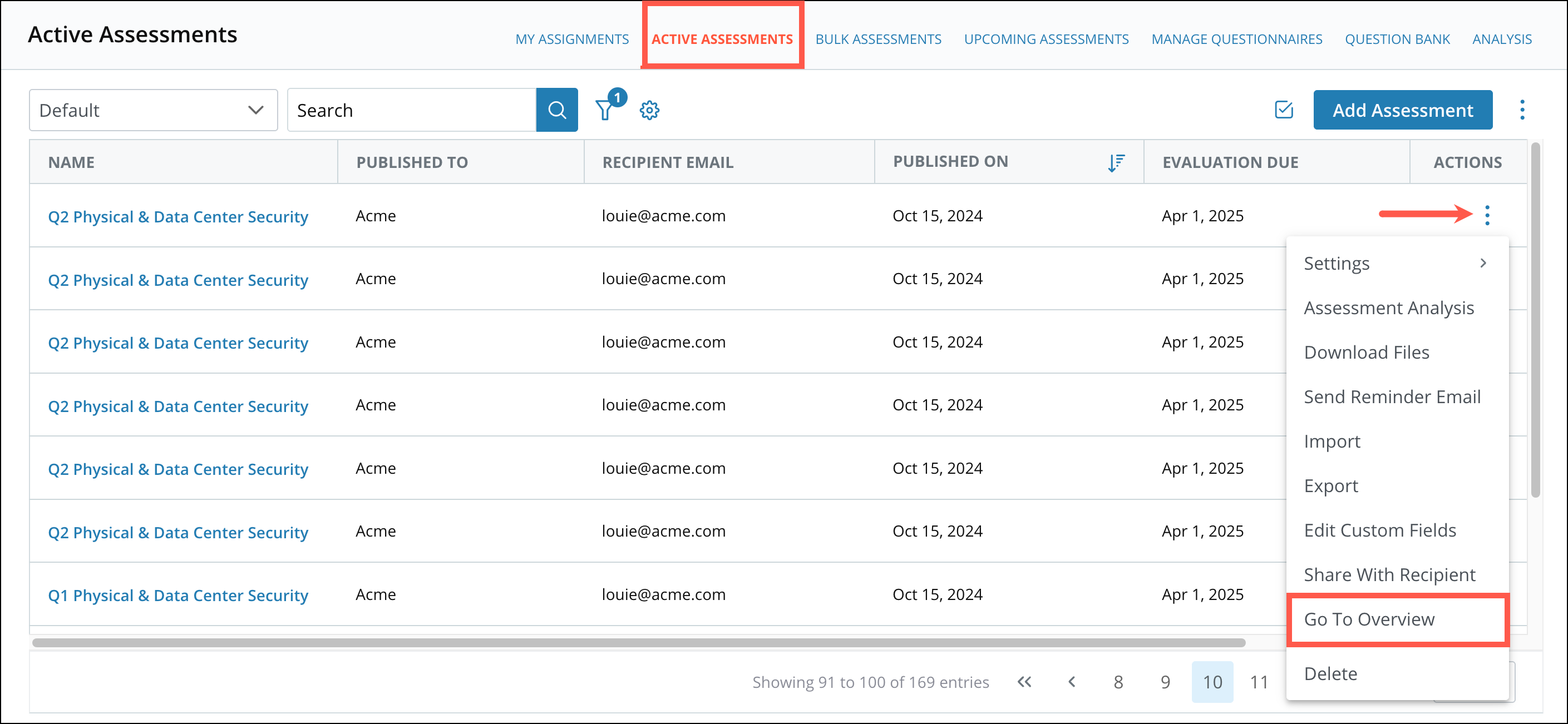 Internal and External Messaging for Assessments 1