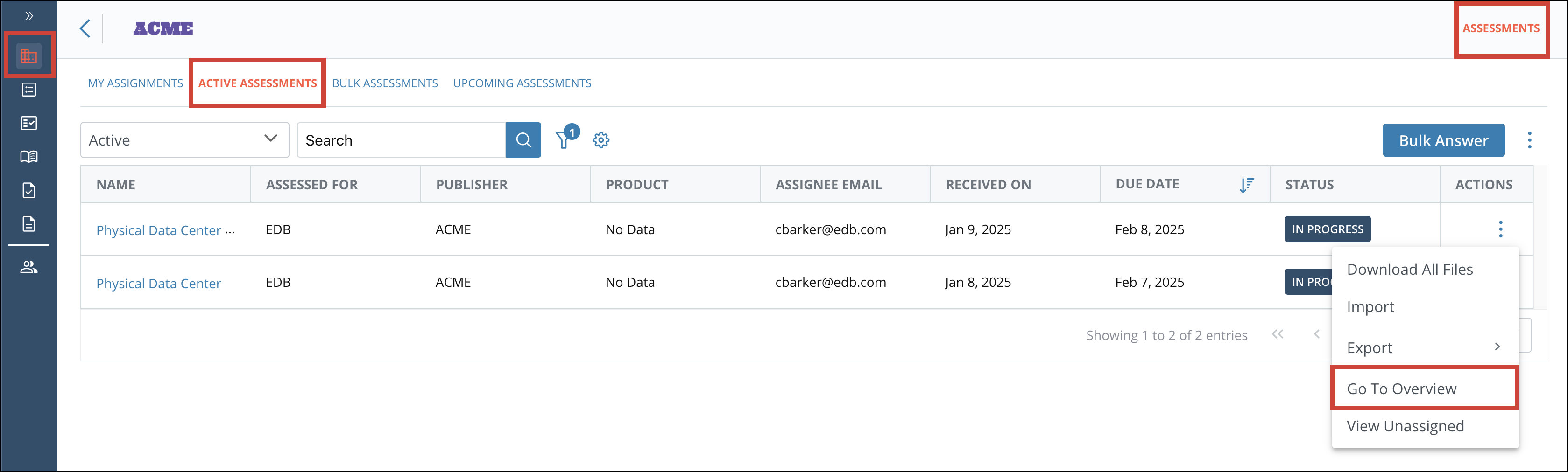 Viewing Assessment Import logs when Answering 1 [R360]