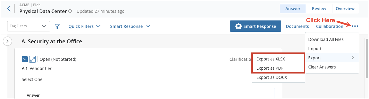 Export an Assessment for Offline Answering 2