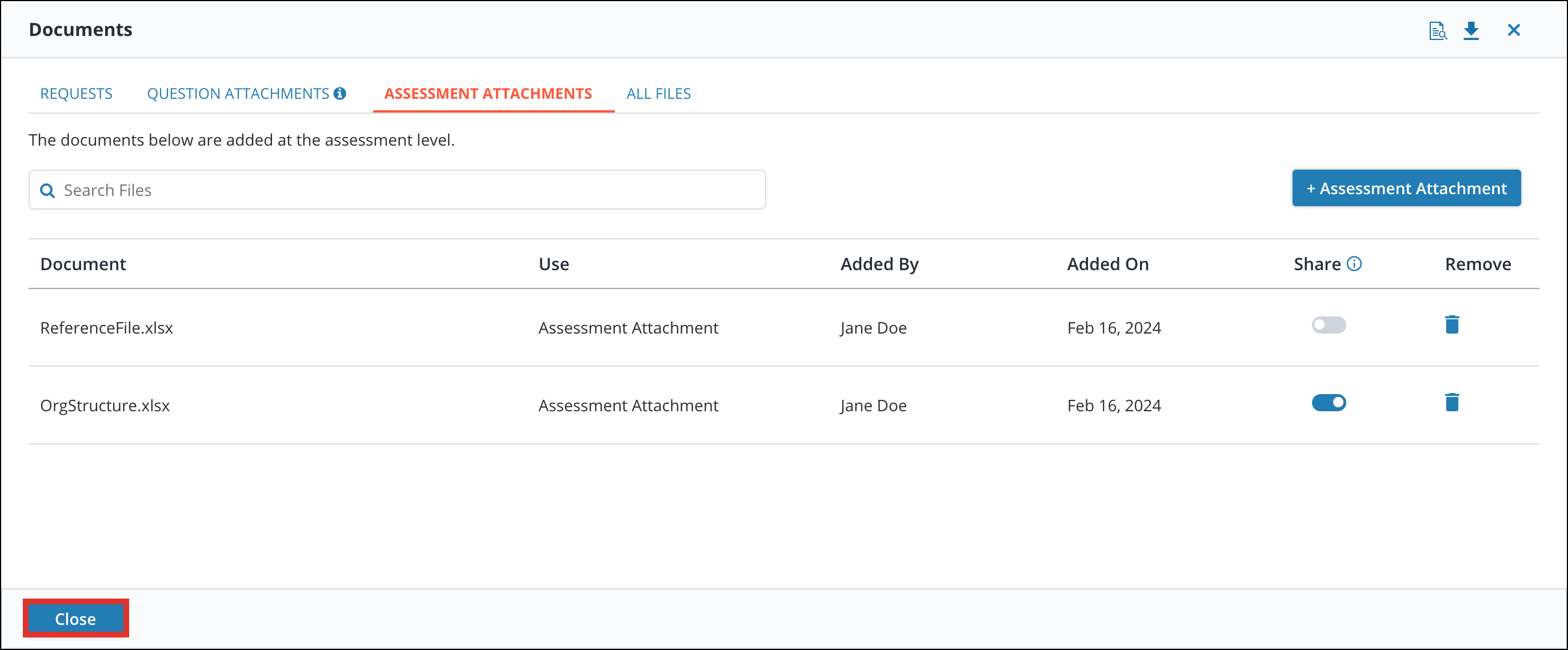Uploading Documents to Assessments 6