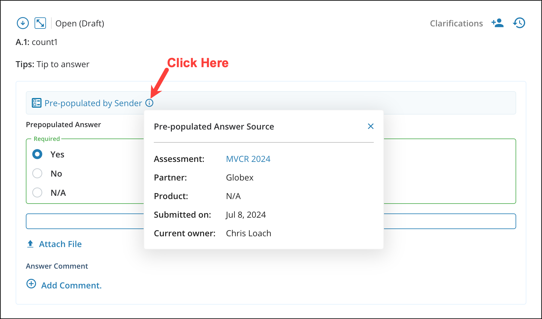 Modifying a Pre-populated Answer 3