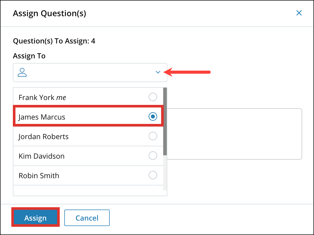 Bulk-assigning Questions 6[R360]