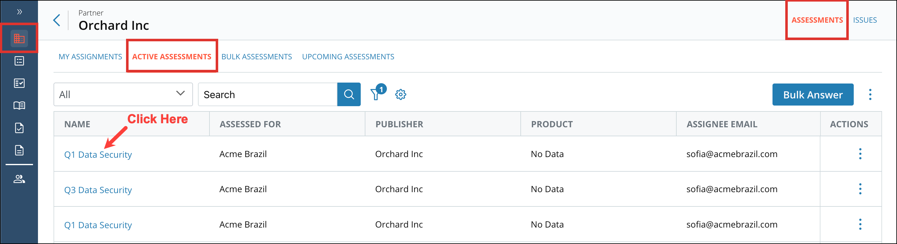 Partners Module/Partners Screen/Partner Profile/Active Assessments