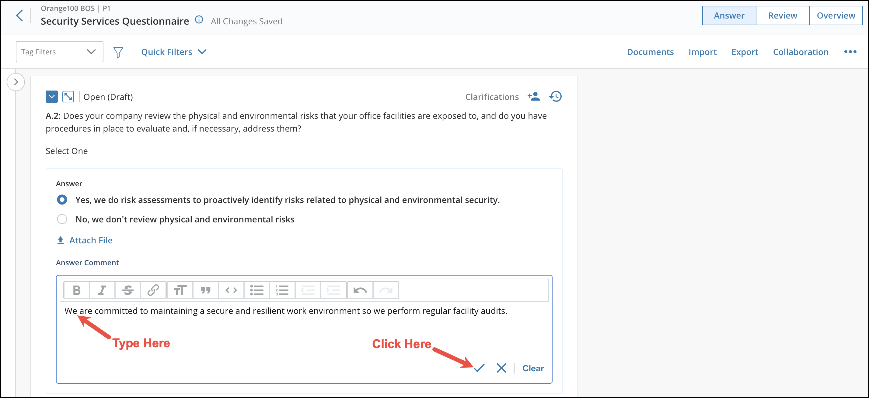 Adding and Editing Answer Comments 2