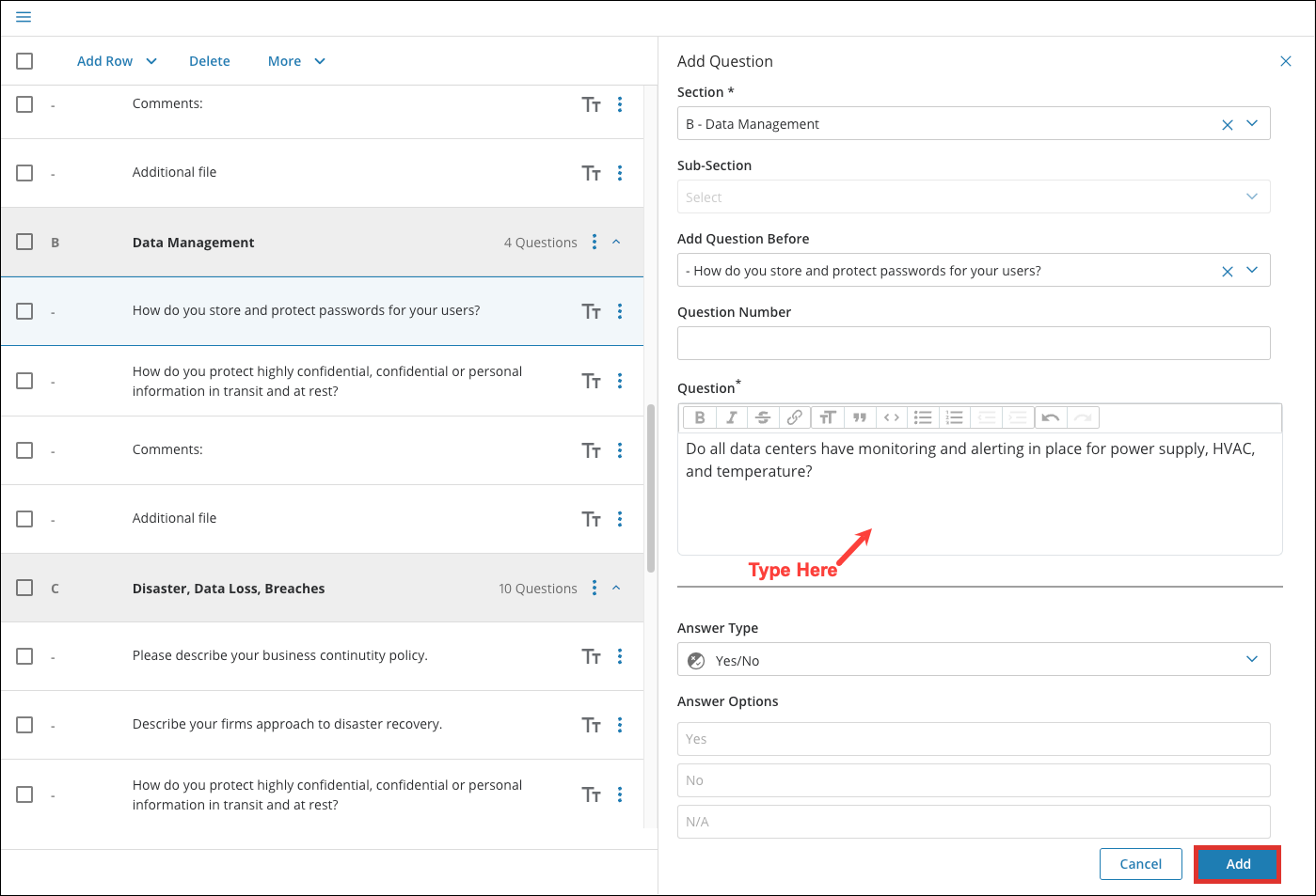 Edit Questionnaires 9[R360]