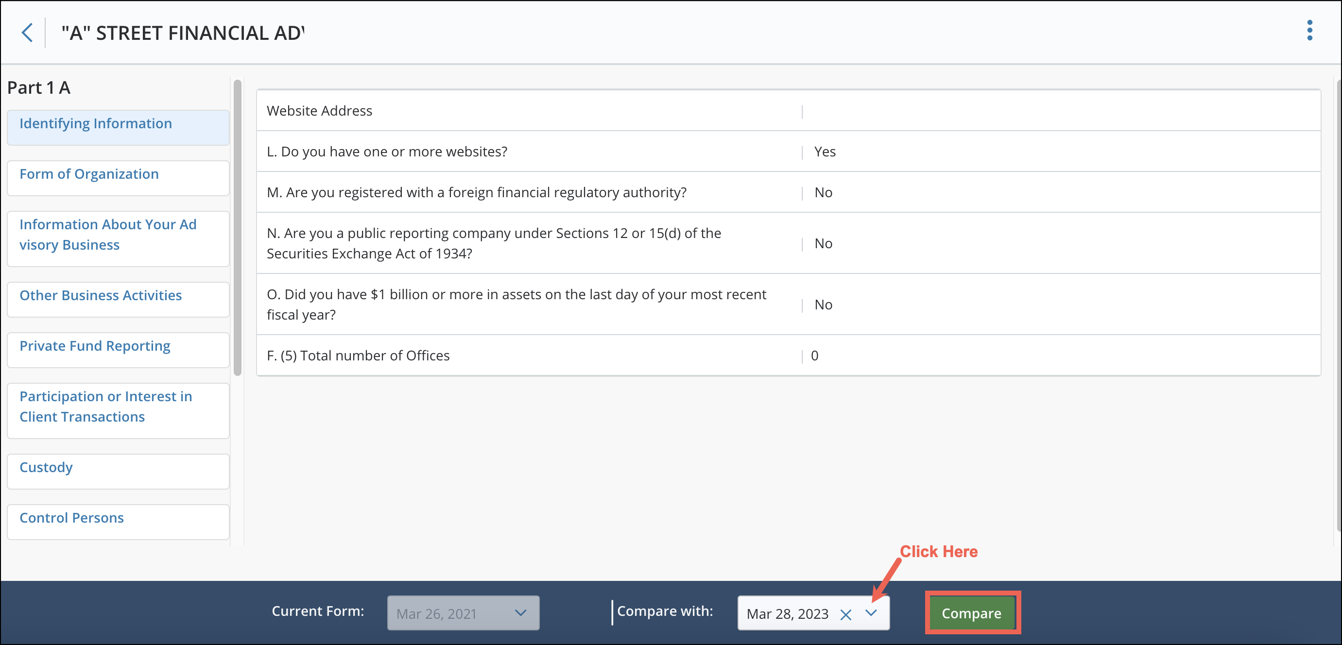 ADV Filing Comparisons 3