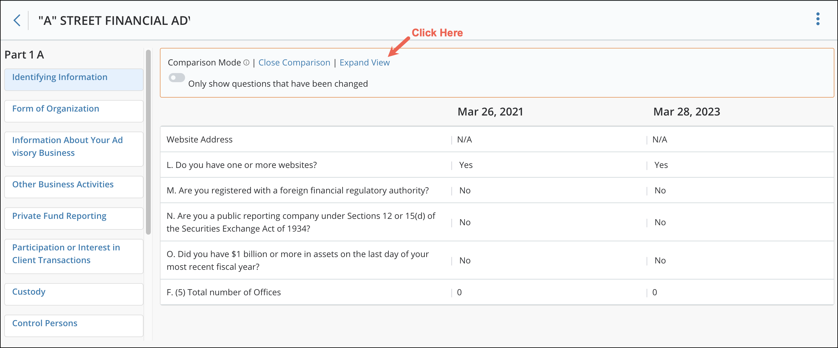 ADV Filing Comparisons 4