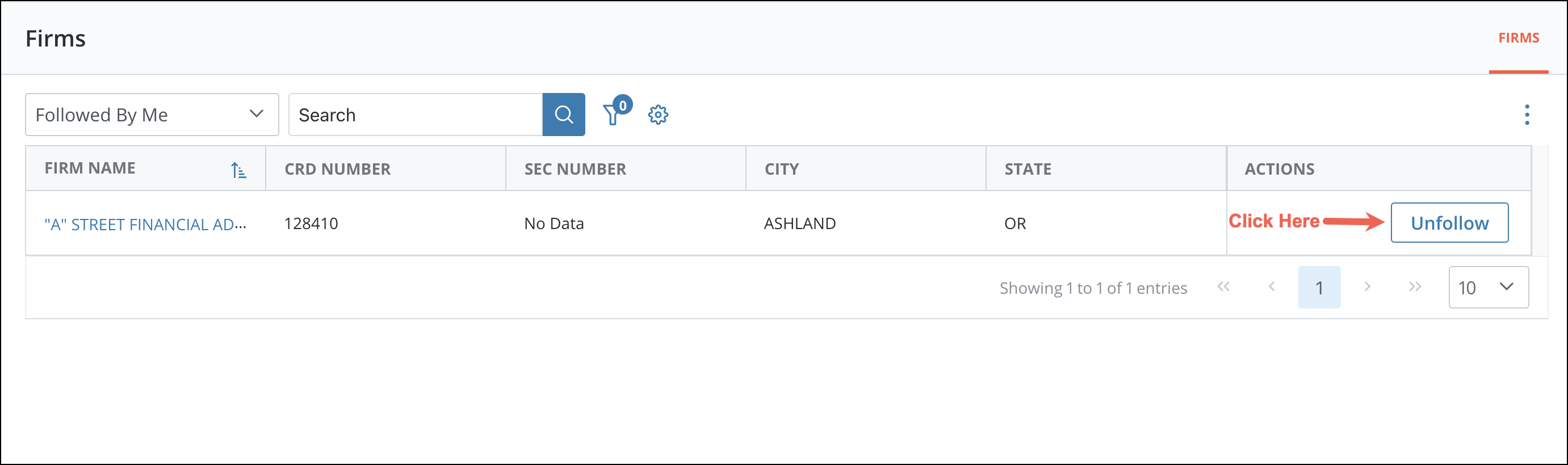 View and Follow Form ADVs 5