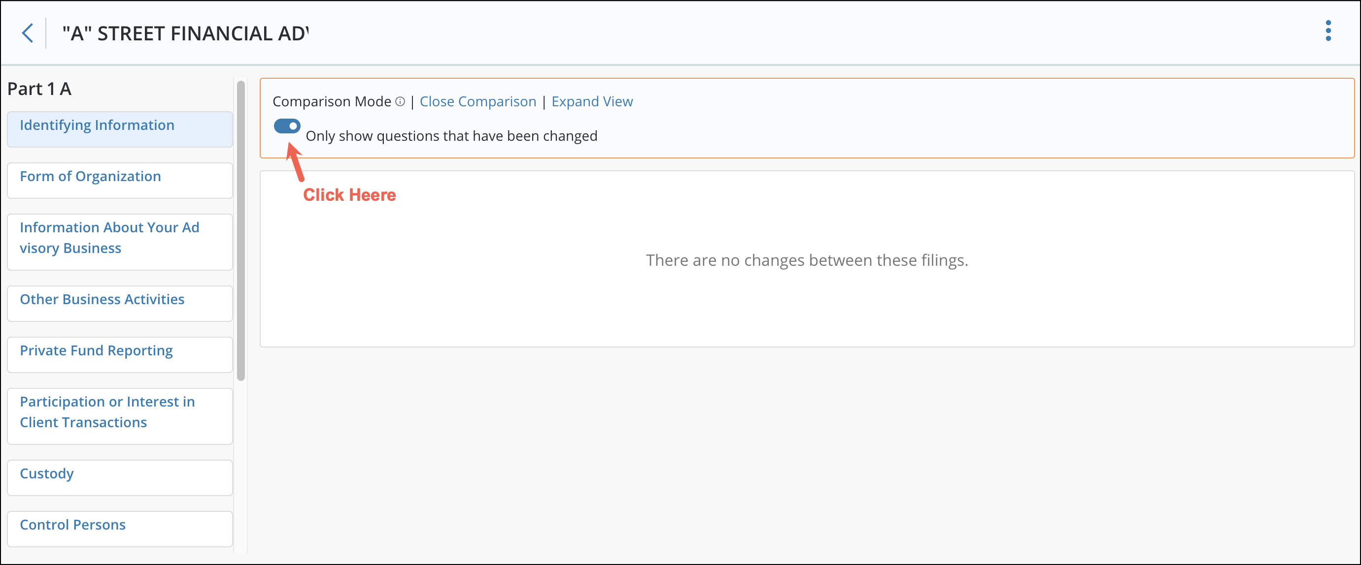ADV Filing Comparisons 5
