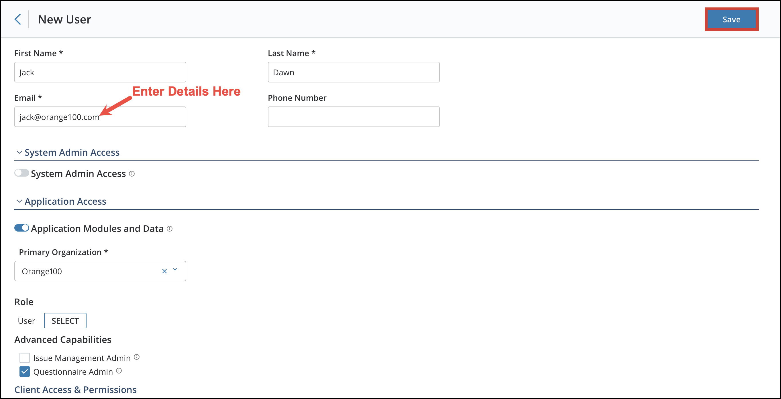 Quick Start Guide: Adding Internal Users 5