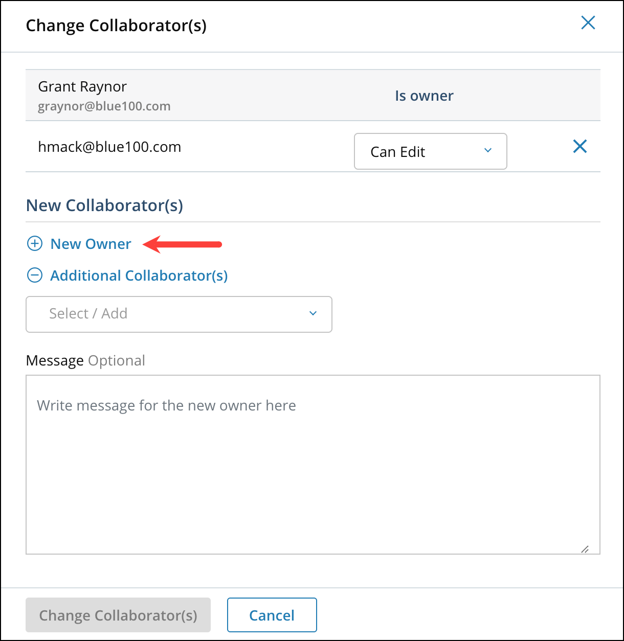 Add or Change Assessment Collaborators 3[R360]