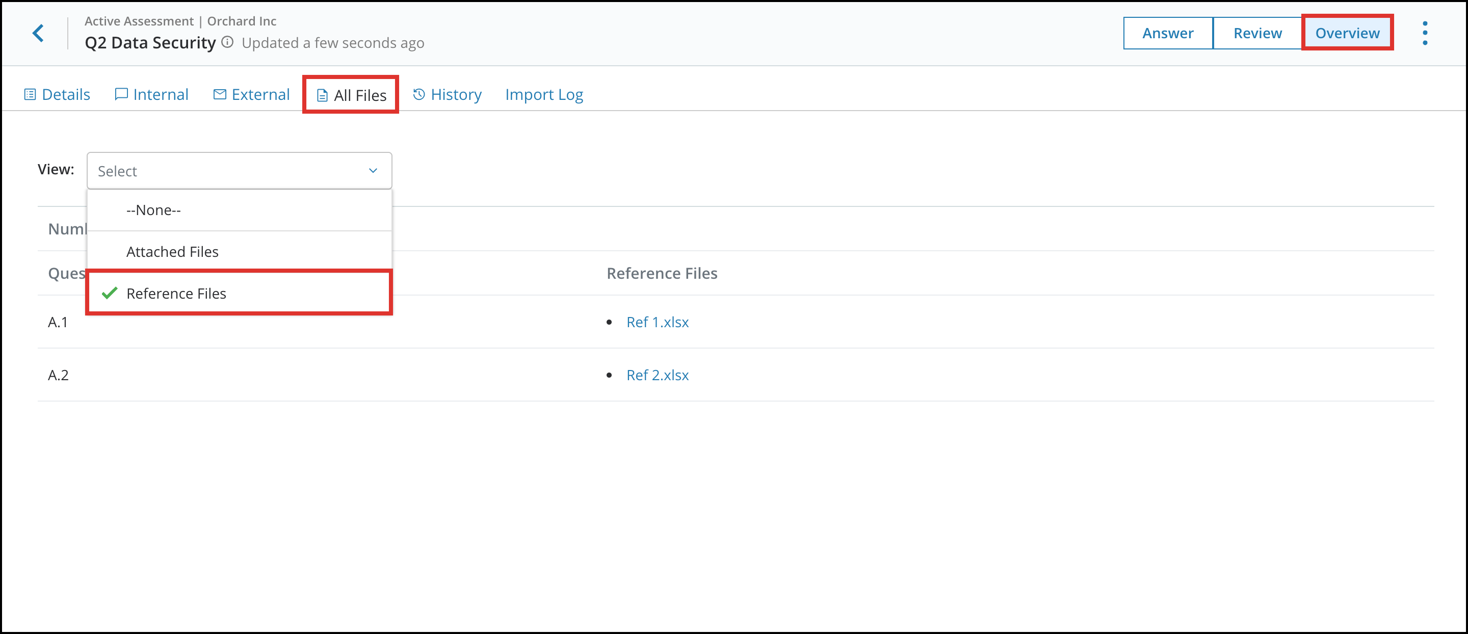 Viewing and Downloading All Files Attached to an Assessment 13[R360]