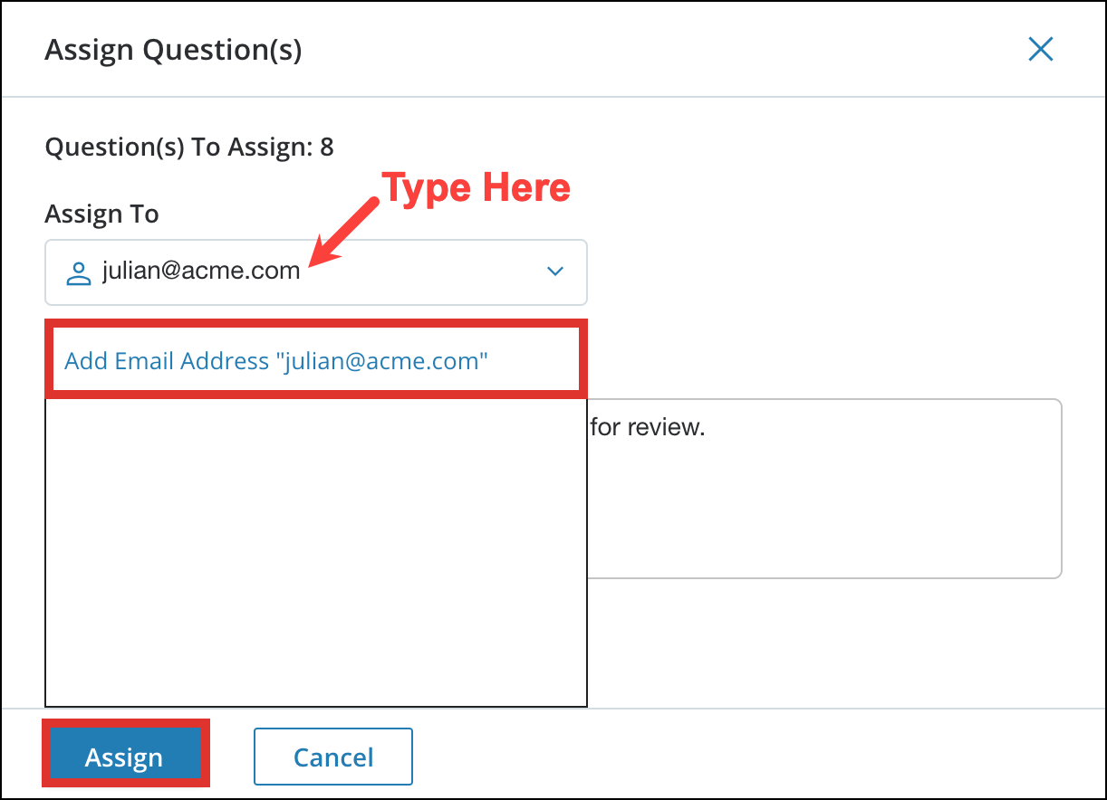 Bulk-assigning Questions 8[R360]