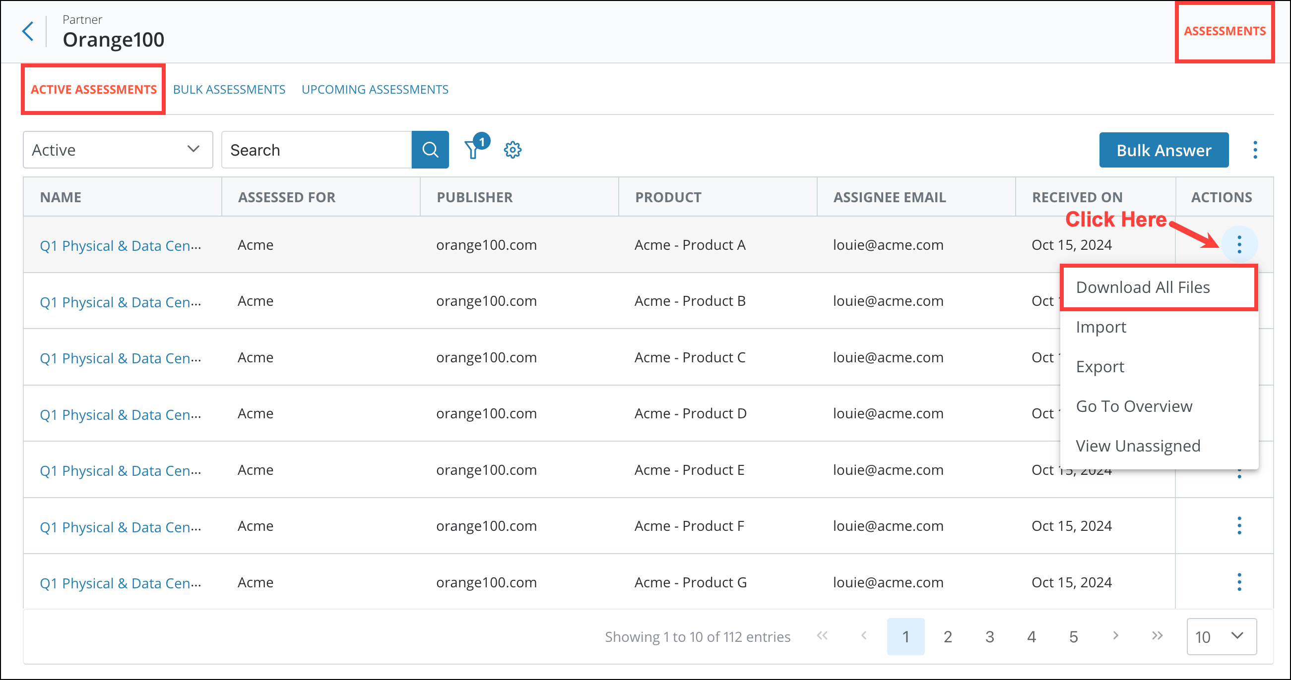 Viewing and Downloading All Files Attached to an Assessment 2[R360]